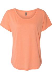 Футболка женская Triblend Dolman Next Level, цвет vintage light orange