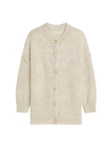 Elara Вязаный кардиган в бежевом цвете