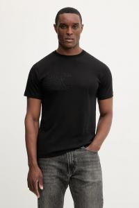 Хлопковая футболка Karl Lagerfeld, черный