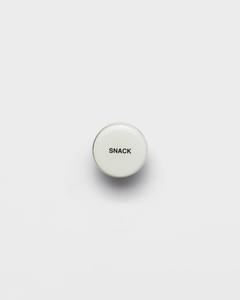 Серьга из металла с эмалью Prada, белый