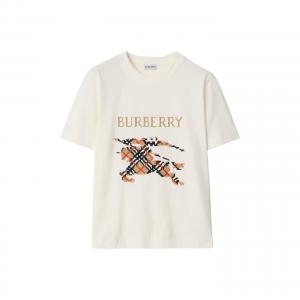 Футболка с принтом Burberry, белый