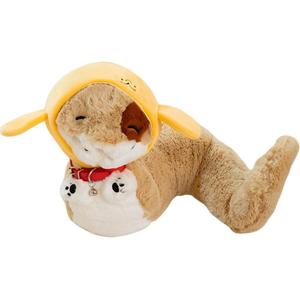 Мягкая и очаровательная плюшевая игрушка Puppy Snake с капюшоном в виде сердца, плюшевая кукла высотой 28 см Love of wormwood