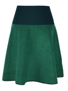 Юбка dunkle design A-Linie Fleece, зеленый