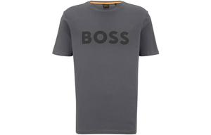 Футболка мужская charcoal gray HUGO BOSS, серый
