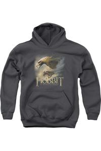 Толстовка с капюшоном The Hobbit Great Eagle для детей Gildan, Charcoal