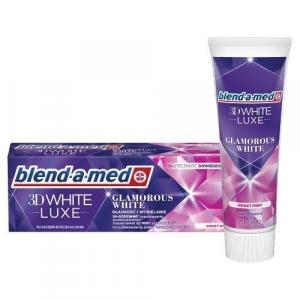 BLEND-A-MED 3D White Lux Glamorous White, Отбеливающая зубная паста, 75мл
