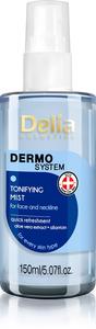 Тонизирующий спрей для лица Dermo System Delia Cosmetics, 150 мл