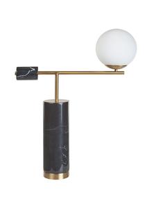 Настольные лампы HONDO в черно-золотом исполнении - (Ш) 46 x (В) 65 x (Д) 18 см