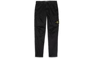Брюки мужские Stone Island Cargo с логотипом, черный