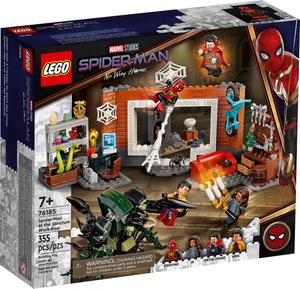 LEGO Marvel, блоки, Человек-паук, Человек-паук в мастерской в ​​Санктуме, 76185