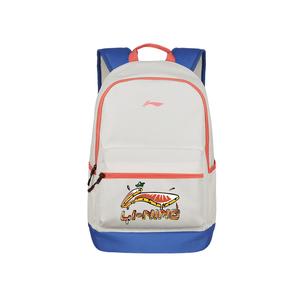 LINING Полиэстеровый рюкзак унисекс бело-голубой, White & Blue