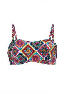 Верх бикини с цветочным узором крючком Rosa Faia, цвет original