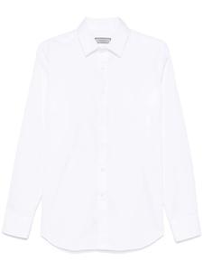 Canali рубашка на пуговицах, белый