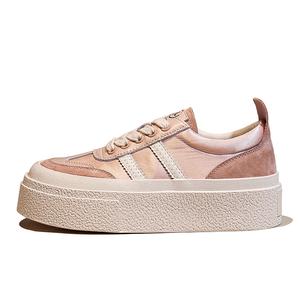 Нескользящие, износостойкие, дышащие, легкие, низкие повседневные туфли для женщин Junjali, Beige Unlined