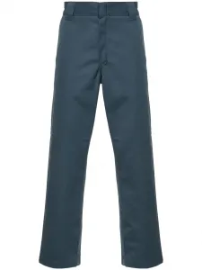 Узкие брюки средней посадки Carhartt Wip, синий