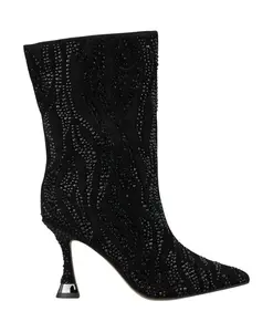 Ботильоны с отделкой стразами Alma En Pena, черный