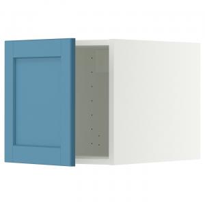 Настенный шкаф, белый/синий цвет Lerhyttan, 40x40 см IKEA Metod