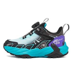 Кроссовки для бега с противоскользящей дышащей подошвой Rebound для детей HOBIBEAR, черный/зеленый