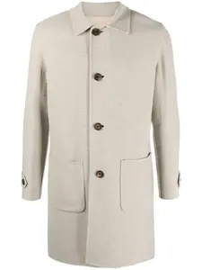 Пальто с отложным воротником Eleventy, нейтральный