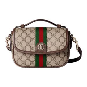 Ophidia холщовая сумка малая женская beige & brown GUCCI, Box(Set+Box)
