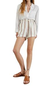 Шорты Foster в полоску из кокоса Rails, цвет coconut stripe