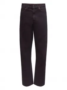 Джинсы прямого кроя MM6 Maison Margiela, фиолетовый