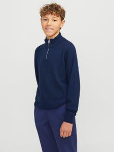 JACK & JONES Junior Свитер «Эмиль» темно-синего цвета