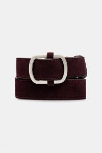 Замшевый ремень Answear.LAB, бордовый
