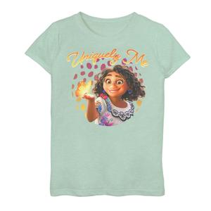 Футболка Disney's Encanto для девочек 7–16 лет с изображением Изабелы и уникальным портретом Disney, светло-зеленый