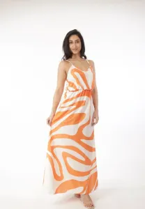 Платье макси Elara, Orange