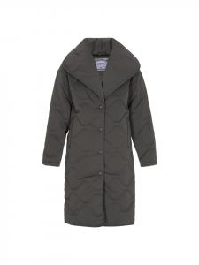 Женское пальто цвета милитари-оливки DreiMaster Vintage