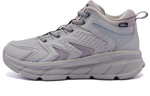 Скользоустойчивые кроссовки Mid-Top мужские фиолетово-серые QIAODAN