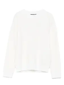 Фактурный свитер Balmain Kids, белый