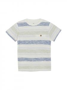 Enfant Футболка кремового/голубого цвета