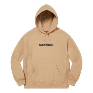 Толстовка motion logo hooded sweatshirt 'tan black' Supreme, бежевый