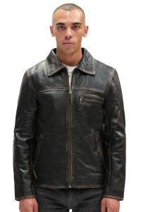 Кожаная куртка harrington из воловьей кожи для лимы Infinity Leather, черный