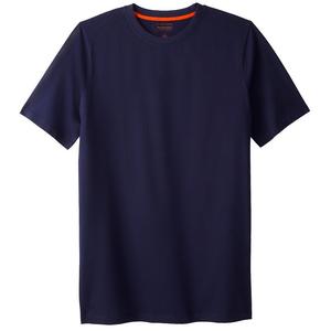 Мужская удлиненная футболка с круглым вырезом Boulder Creek By Kingsize для больших и высоких тяжеловесов, темно-синий