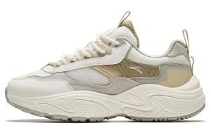 Кроссовки ANTA Stars Lifestyle Shoes Women's Low-top White/Gray/Yellow, белый/серый/желтый