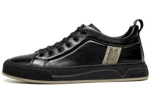 Низкие кеды для скейтбординга мужские черные LEAVELAND