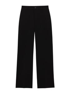 Плиссированные брюки Pull&Bear, черный