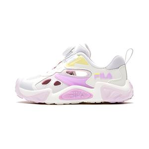 FILA KIDS Детские кроссовки с амортизацией и дышащими свойствами, низкие, сиреневые, серые, молочно-белые, для детей от 3 до 7 лет