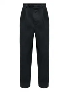 Хлопковые брюки на пуговицах Bally, черный