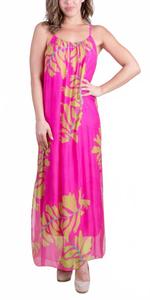 Венера Фолья платье в ярко-розовом цвете GIGI MODA