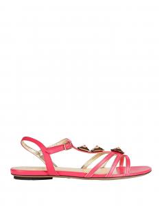 Сандалии Versace, фуксия
