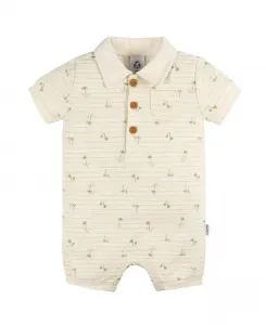 Комбинезон с воротником для девочек Gerber, белый