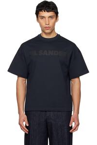Футболка с логотипом ВМС Jil Sander, Midnight