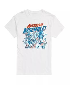 Мужская футболка с коротким рукавом «Мстители» AIRWAVES, белый