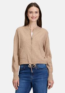 Кардиган Betty & Co MIT REISSVERSCHLUSS, Camel Melange/Beige