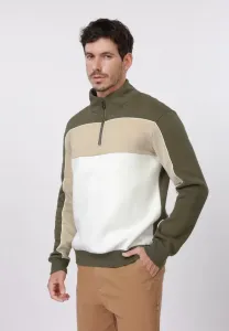 Толстовка Pier One, Army Green/Khaki/Cream