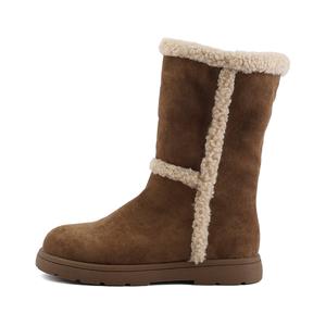 Термические сапоги до середины икры для женщин CENTRAL&KITTY, camel